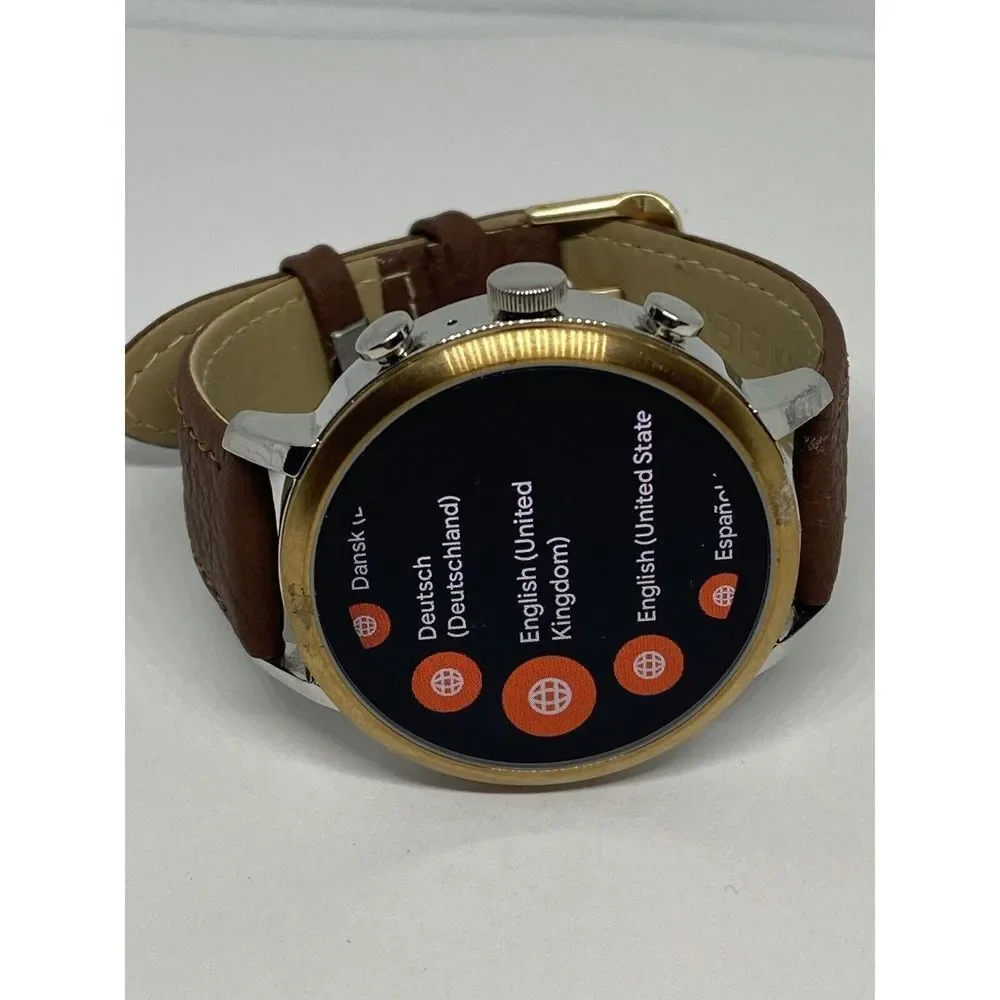 Fossil Gen 4 Authentic Digital Dial Smart Watch Custom Band FTW6016 AB507